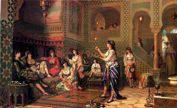  Arab or Arabic people and life. Orientalism oil paintings  377